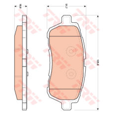 ÖN BALATA FIESTA VI 1.4-1.4TDCİ 1.6 TDCI 08=>SWIFT 10=> JUSTY 07=> MAZDA II 07=> SIRION 08=>