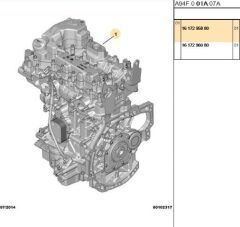 KOMPLE MOTOR OE-PSA - GRANDLAND X (P1UO) 308 (T9) 1.2 BNZ. 2016- - OEM: 1617295880